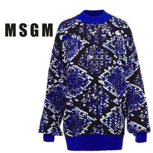EUC $366 MSGM Overzise Woolen Sweater Size M